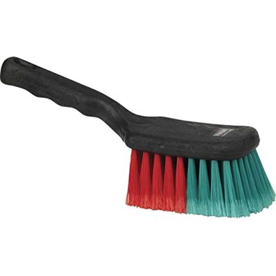 Vikan 522752 Vehicle Brush with Short Handle, Soft/Split, Black, 275mm Length, 95mm Width, 115mm Vikan 522752 Vehicle Brush with Short Handle, Soft/Split, Black, 275mm Length, 95mm Width, 115mm