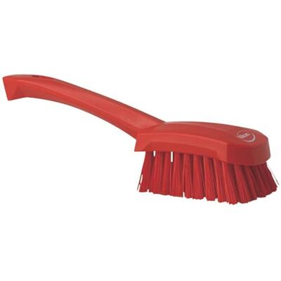 Vikan 41924 Stiff Washing / Scrubbing Hand Brush, Short Handle, 270mm (Red) Vikan 41924 Stiff Washing / Scrubbing Hand Brush, Short Handle, 270mm (Red)