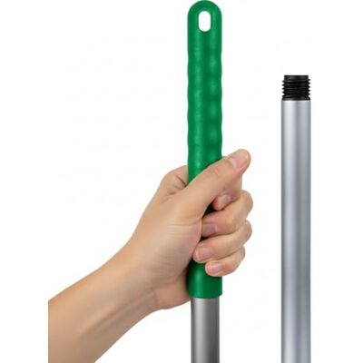 Blake & White Socket Mop Handle Aluminium Purely Smile Lightweight & Rust Resistant Green Mop Handle with Extended Grip for Comfortable Use 135L x 3W cm Blake & White Socket Mop Handle Aluminium Purely Smile Lightweight & Rust Resistant Green Mop Handle with Extended Grip for Comfortable Use 135L x 3W cm