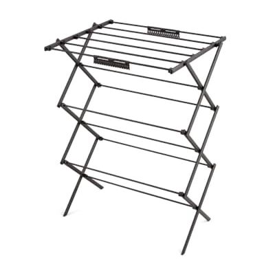 Swan - Stealth 3-Tier Concertina Airer - Black - Clothes Airer Swan - Stealth 3-Tier Concertina Airer - Black - Clothes Airer