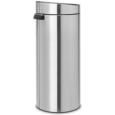 Brabantia 30L Kitchen Touch Bin New (Matt Steel Fingerprint Proof) Removable Lid, Soft-Touch Open, Easy Clean Rubbish Waste Bin + Bin Bags Brabantia 30L Kitchen Touch Bin New (Matt Steel Fingerprint Proof) Removable Lid, Soft-Touch Open, Easy Clean Rubbish Waste Bin + Bin Bags
