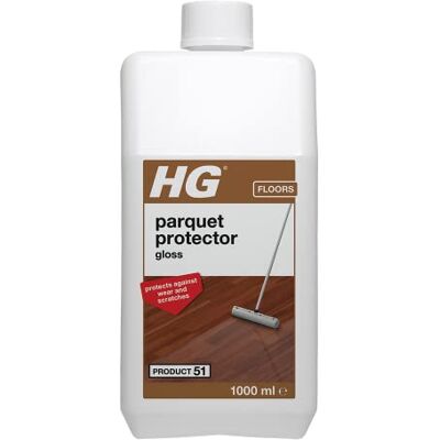 HG Parquet Floor Protector, Parquet Floor Polish & Floor Sealer, Gloss Finish, Non Slip Floor Cleaner & Shine Restorer, Hard Floor Polish 1 Litre HG Parquet Floor Protector, Parquet Floor Polish & Floor Sealer, Gloss Finish, Non Slip Floor Cleaner & Shine Restorer, Hard Floor Polish 1 Litre