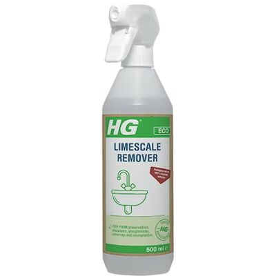 HG ECO Limescale Remover, All Purpose Cleaner, Kitchen Cleaner & Bathroom Cleaner Spray, Sink, Tap & Toilet Cleaner with Fresh Scent, Eco Conscious Cleaning Products, Recyclable 500ml HG ECO Limescale Remover, All Purpose Cleaner, Kitchen Cleaner & Bathroom Cleaner Spray, Sink, Tap & Toilet Cleaner with Fresh Scent, Eco Conscious Cleaning Products, Recyclable 500ml