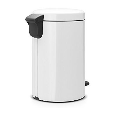 Brabantia 111969 Pedal Bin newIcon with Plastic Inner Bucket, 12 Litre White Brabantia 111969 Pedal Bin newIcon with Plastic Inner Bucket, 12 Litre White