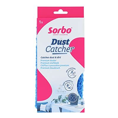 Sorbo Dust Catcher, Dust Magnet, Ultra Soft Microfibre Cloth, Chemical Free Cleaning, 28 cm x 23 cm, Blue Sorbo Dust Catcher, Dust Magnet, Ultra Soft Microfibre Cloth, Chemical Free Cleaning, 28 cm x 23 cm, Blue