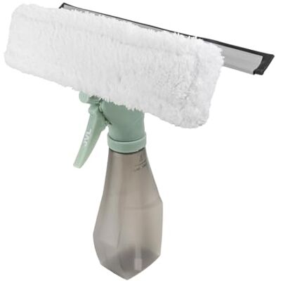 JVL 3-in-1 Window Cleaner with Sponge & Squeegee, Multi-Purpose Glass Cleaning Tool JVL 3-in-1 Window Cleaner with Sponge & Squeegee, Multi-Purpose Glass Cleaning Tool