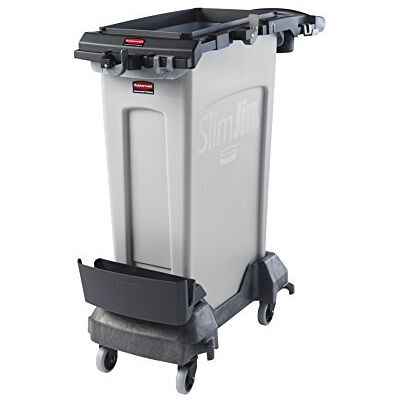 Rubbermaid Commercial Products SLIM JIM RIM CADDY KIT, BLACK Rubbermaid Commercial Products SLIM JIM RIM CADDY KIT, BLACK