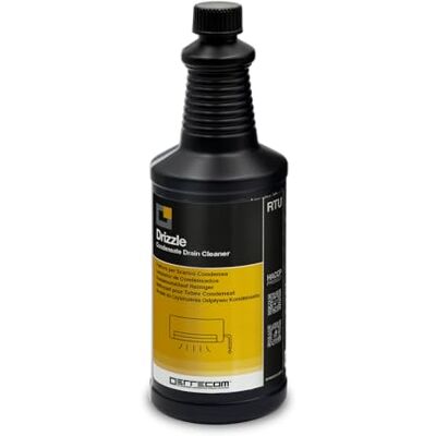 ERRECOM Drizzle – Condensate Drain Line Cleaner for Air Conditioners Removes Clogs and Deposits Keeps the Drain Clean and Prevents Future Clogs Ready to Use, 1L ERRECOM Drizzle – Condensate Drain Line Cleaner for Air Conditioners Removes Clogs and Deposits Keeps the Drain Clean and Prevents Future Clogs Ready to Use, 1L
