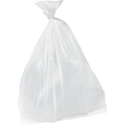 JANTEX Light Duty Bin Bag White, 30 Ltr, Pack 200 JANTEX Light Duty Bin Bag White, 30 Ltr, Pack 200