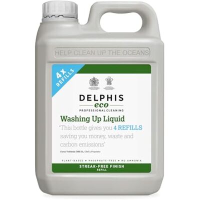 DELPHISECO Delphis Eco Washing Up Liquid 2L Refill Natural Washing Up Liquid Eco Friendly Washing Up Liquid Bulk Buy 2 Litre refill DELPHISECO Delphis Eco Washing Up Liquid 2L Refill Natural Washing Up Liquid Eco Friendly Washing Up Liquid Bulk Buy 2 Litre refill