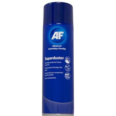 AF Superduster Non-Invertible High Power Sprayduster / Air Duster Compressed Gas Can Removal of Dust and Debris 300ml, SPD300 AF Superduster Non-Invertible High Power Sprayduster / Air Duster Compressed Gas Can Removal of Dust and Debris 300ml, SPD300