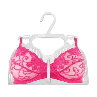 Avilia Set of 2 Bra Hangers Bra Hangers, Keeps Shape and Prevents Wrinkles, Plastic, 28.7 x 25.5 x 6.5 cm, White Avilia Set of 2 Bra Hangers Bra Hangers, Keeps Shape and Prevents Wrinkles, Plastic, 28.7 x 25.5 x 6.5 cm, White