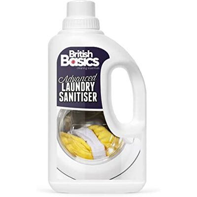 BritishBasics Anti-Bacterial Laundry Sanitiser Cleanser Liquid Additive Gym Attire, Pet Bedding, School Clothes 1 Litre BritishBasics Anti-Bacterial Laundry Sanitiser Cleanser Liquid Additive Gym Attire, Pet Bedding, School Clothes 1 Litre