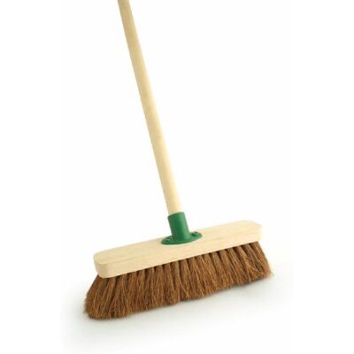 Bentley 103631 SPC/F01BKT/C4 12-inch Soft Coco Broom with Handle and Bracket, Multi-Color Bentley 103631 SPC/F01BKT/C4 12-inch Soft Coco Broom with Handle and Bracket, Multi-Color