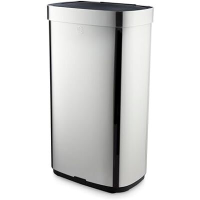Swan Rectangular 80L Sensor Bin, Stainless Steel, SWKA4510SS Swan Rectangular 80L Sensor Bin, Stainless Steel, SWKA4510SS