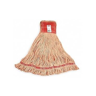 Rubbermaid Commercial Products Rubbermaid Commercial Web Foot Shrinkless Mop, Medium, Orange, FGA25206OR00 Rubbermaid Commercial Products Rubbermaid Commercial Web Foot Shrinkless Mop, Medium, Orange, FGA25206OR00
