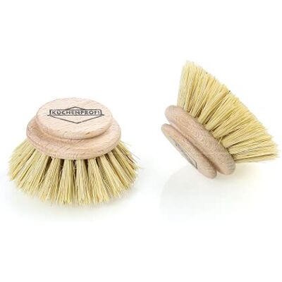 Küchenprofi Two Replacement Washing up Brush, Wood, Beige, 4 x 4 x 4 cm Küchenprofi Two Replacement Washing up Brush, Wood, Beige, 4 x 4 x 4 cm