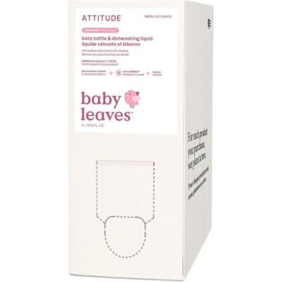 BIO SPECTRA ATTITUDE ATTITUDE Baby Washing up Liquid, EWG Verified, No Added Dyes or Fragrances, Tough on Milk Residue and Grease, Vegan, Unscented, Bulk Refill, 2 Litres BIO SPECTRA ATTITUDE ATTITUDE Baby Washing up Liquid, EWG Verified, No Added Dyes or Fragrances, Tough on Milk Residue and Grease, Vegan, Unscented, Bulk Refill, 2 Litres