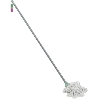 JVL String Mop – Grey – Machine Washable Microfibre Floor Mop for Hard Floors JVL String Mop – Grey – Machine Washable Microfibre Floor Mop for Hard Floors