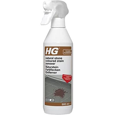 HG Natural Stone Coloured Stain Remover Concentrated Spray Cleaner for Removing Grease & Dirt on Marble, Limestone & Calciferous Stone Tiles 500ml HG Natural Stone Coloured Stain Remover Concentrated Spray Cleaner for Removing Grease & Dirt on Marble, Limestone & Calciferous Stone Tiles 500ml