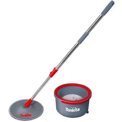 Tonkita Spin Mop System – Hygienic Cleaning with Rotary Drag and 360° Swivel Joint Tonkita Spin Mop System – Hygienic Cleaning with Rotary Drag and 360° Swivel Joint