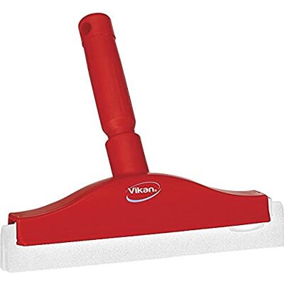 Vikan 77514 Foam Rubber Polypropylene Frame Bench Fixed Head Squeegee, 10", Red Vikan 77514 Foam Rubber Polypropylene Frame Bench Fixed Head Squeegee, 10", Red