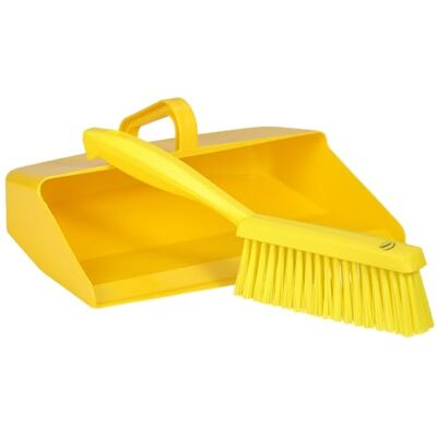Vikan A/S Dustpan and Brush, Yellow, 300 mm Vikan A/S Dustpan and Brush, Yellow, 300 mm