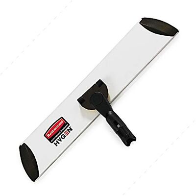 Rubbermaid Commercial Products Executive HYGEN Mop Quick-Connect Frame for Wet/Dry Microfiber Mopping, Fits 18in Mop Pads, Silver/Black (1863893), handle not included,17-Inch (Black) Rubbermaid Commercial Products Executive HYGEN Mop Quick-Connect Frame for Wet/Dry Microfiber Mopping, Fits 18in Mop Pads, Silver/Black (1863893), handle not included,17-Inch (Black)