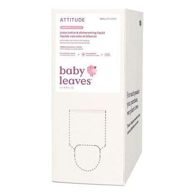 ATTITUDE Washing Up Liquid and Bottle Cleaner for Baby, EWG Verified Washing Up Liquid, No Added Dyes or Fragrances, Tough on Milk Residue and Grease, Vegan, Unscented, Bulk Refill, 2 Liters ATTITUDE Washing Up Liquid and Bottle Cleaner for Baby, EWG Verified Washing Up Liquid, No Added Dyes or Fragrances, Tough on Milk Residue and Grease, Vegan, Unscented, Bulk Refill, 2 Liters