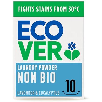 Ecover Zero Non-Bio Laundry Detergent Powder, For Sensitive Skin, Laundry Washing Detergent for Baby Laundry, 1 x 10 Washes, 1 x 750 g Ecover Zero Non-Bio Laundry Detergent Powder, For Sensitive Skin, Laundry Washing Detergent for Baby Laundry, 1 x 10 Washes, 1 x 750 g