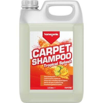 HomeGenie Carpet Shampoo Detergent Formula 2.5L Tropical Splash HomeGenie Carpet Shampoo Detergent Formula 2.5L Tropical Splash