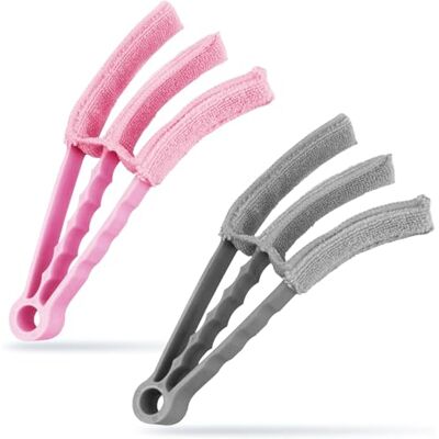 G4GADGET Pack of 4 Venetian Window Blind Cleaners Multi-Tool Duster Brushes for Blinds, Air Conditioner, and Car AC Vents G4GADGET Pack of 4 Venetian Window Blind Cleaners Multi-Tool Duster Brushes for Blinds, Air Conditioner, and Car AC Vents