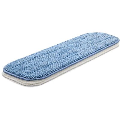 E-Cloth Damp & Dusting Mop Head Twin Pack, Microfibre Mop Head Replacement for Floor Cleaning, Great for Hardwood, Laminate, Tile and Stone Flooring, Washable and Reusable, Blue & White E-Cloth Damp & Dusting Mop Head Twin Pack, Microfibre Mop Head Replacement for Floor Cleaning, Great for Hardwood, Laminate, Tile and Stone Flooring, Washable and Reusable, Blue & White
