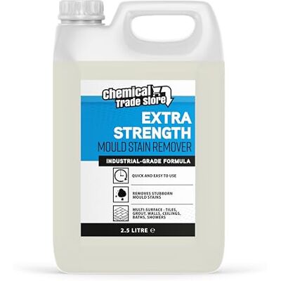Chemical Trade Store Mould Stain Remover Spray Powerful Mildew Removes Mouldy Stains From Walls, Tiles, Silicone Seals & More 2.5 Litre Chemical Trade Store Mould Stain Remover Spray Powerful Mildew Removes Mouldy Stains From Walls, Tiles, Silicone Seals & More 2.5 Litre