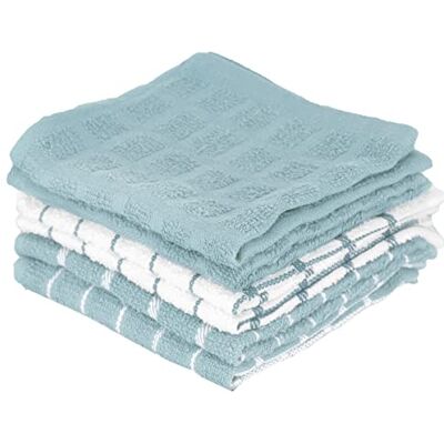Ritz 82466 100% Terry Cotton, Highly Absorbent Dish Cloth Set, x 12”, 6-Pack, Dew Ritz 82466 100% Terry Cotton, Highly Absorbent Dish Cloth Set, x 12”, 6-Pack, Dew