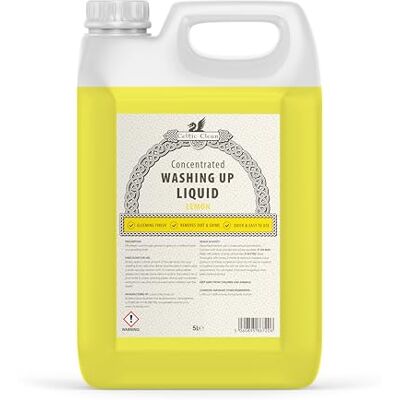 Celtic Clean Washing Up Liquid Lemon 5 Litre Celtic Clean Washing Up Liquid Lemon 5 Litre