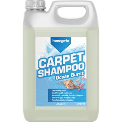 HomeGenie Carpet Shampoo Detergent Formula 2.5L Ocean Burst HomeGenie Carpet Shampoo Detergent Formula 2.5L Ocean Burst