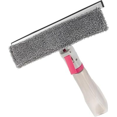 Kleeneze KL062635EU Window Cleaner Squeegee – Microfibre Wiper with Spray Function, Window Wiper for Shower, Tiles & Mirrors, Machine Washable Cleaning Pad, Streak-Free Cleaning, 200 ml Water Capacity Kleeneze KL062635EU Window Cleaner Squeegee – Microfibre Wiper with Spray Function, Window Wiper for Shower, Tiles & Mirrors, Machine Washable Cleaning Pad, Streak-Free Cleaning, 200 ml Water Capacity