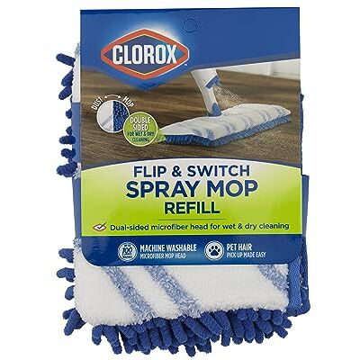 Clorox Mop Refill, White, 1 Count (Pack of 1) Clorox Mop Refill, White, 1 Count (Pack of 1)