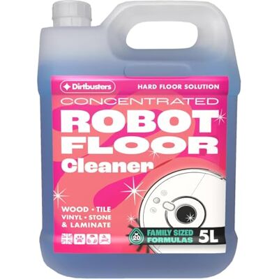 Dirtbusters Robot Mop Cleaning Solution (5L) Low-Foam Hard Floor Cleaner Concentrate for Robot Vacuum Mop Systems – Streak-Free Robot Floor Cleaner Liquid for Laminate, Vinyl & Tile – Seagrass Fresh Dirtbusters Robot Mop Cleaning Solution (5L) Low-Foam Hard Floor Cleaner Concentrate for Robot Vacuum Mop Systems – Streak-Free Robot Floor Cleaner Liquid for Laminate, Vinyl & Tile – Seagrass Fresh