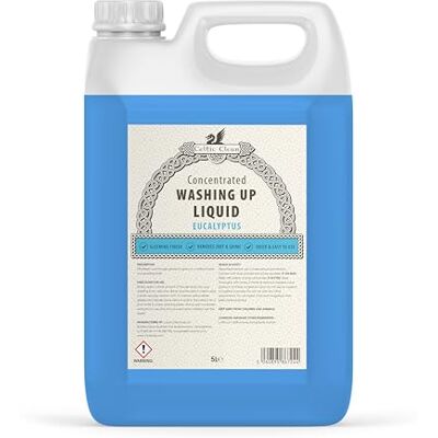Celtic Clean Washing Up Liquid Eucalyptus 5 Litre Celtic Clean Washing Up Liquid Eucalyptus 5 Litre