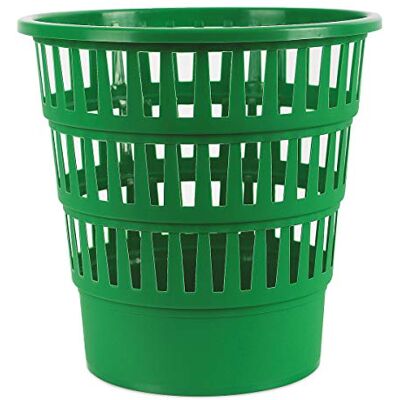 OFFICER PRODUCTS Office Products Model 19053621-05 Waste Bin 16 litres Green OFFICER PRODUCTS Office Products Model 19053621-05 Waste Bin 16 litres Green