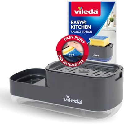 Vileda Pump Detergent Dispenser, Darkgray, S Vileda Pump Detergent Dispenser, Darkgray, S