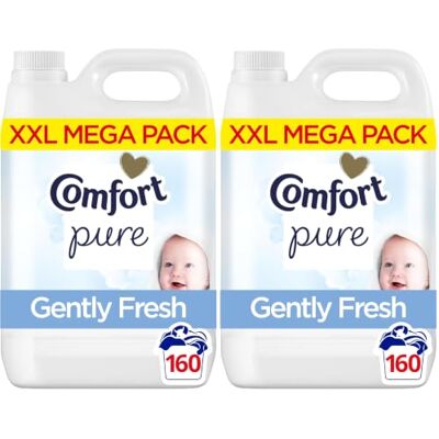 Comfort Pure Fabric Conditioner 160 Washes 4800ML (Pack of 2) Comfort Pure Fabric Conditioner 160 Washes 4800ML (Pack of 2)