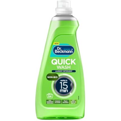 Dr. Beckmann Quick Wash Laundry Detergent NON BIO, 54 Washes, 1620ml Dr. Beckmann Quick Wash Laundry Detergent NON BIO, 54 Washes, 1620ml