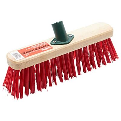 ProDec 12" Synthetic Fibre Sweeping Broom Head for Heavy Duty Outdoor Sweeping ProDec 12" Synthetic Fibre Sweeping Broom Head for Heavy Duty Outdoor Sweeping