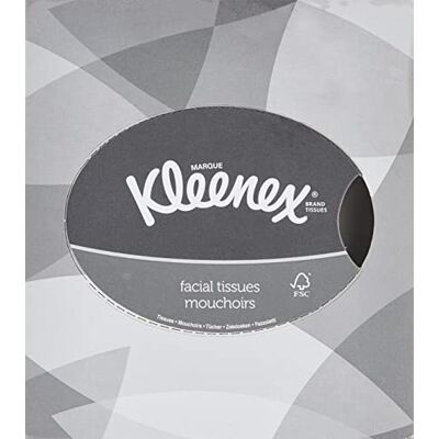 Kleenex two ply white facial tissues, CUBE Kleenex two ply white facial tissues, CUBE