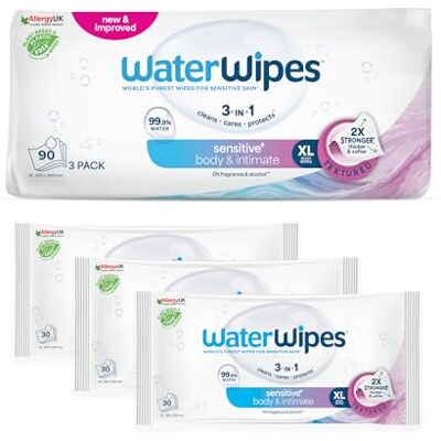 WaterWipes - Adult Care Sensitive Wipes - Extra Large WaterWipes - Adult Care Sensitive Wipes - Extra Large