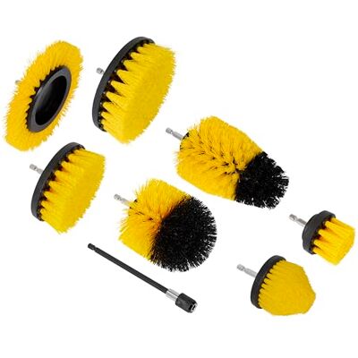Sealey Drill Brush Set 8pc DBS8 Sealey Drill Brush Set 8pc DBS8