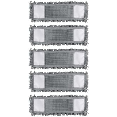 JVL Chenille Mop Replacement Cleaning Pad – Machine Washable Microfibre Refill – Grey (Pack of 5) JVL Chenille Mop Replacement Cleaning Pad – Machine Washable Microfibre Refill – Grey (Pack of 5)